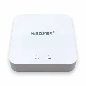 Miboxer WIFI gateway WL-Box2. Ny WIFI bro fra Mi-Light med mulighed for direkte tilslutning i Tuya Smart og Smartlife. Kan herefter tilføjes i Google Home og stemmestyres via Google assistenten. Virker også med Home Assistant, IFTTT, Homey, m.fl.