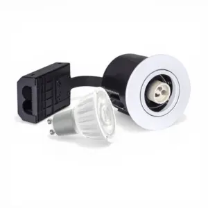 GU10 LED indbygningsspot 6,8W 2700K indendørs sætløsning