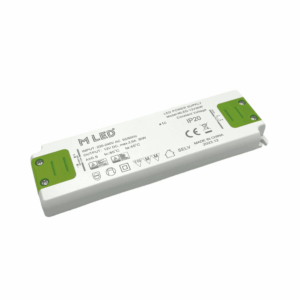 Stabil LED driver med en udgangsspænding på 12V. Den er perfekt til brug med 12V LED lyskilder og har en maksimum belastning på 30W.