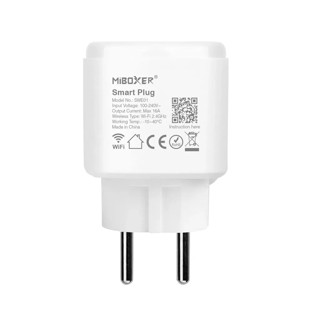 MiBoxer WiFi Smart Plug m. Energimåler 3 MiBoxer WiFi Smart Plug m. Energimåler - Billede 3