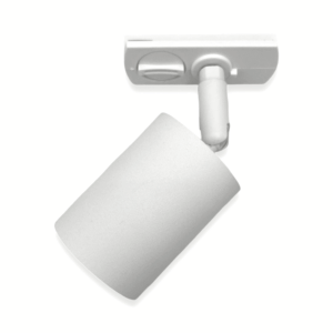 1F Skinnespot til GU10, 230V, Mat hvid, Kompakt, IP20