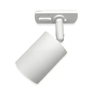 1F Skinnespot til GU10, 230V, Mat hvid, Kompakt, IP20