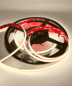 5 meter COB led bånd, varm hvid, 3000K, dæmpbar, 24V, IP20