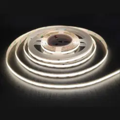 5 meter COB LED strip, 10W/m, 4000K Neutral Hvid lysfarve, 24V, Ra90+, IP20