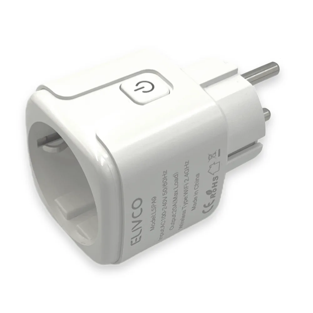 Elivco Smart Plug WiFi 20A med energimåler 2 Elivco Smart Plug WiFi 20A med energimåler - Billede 2