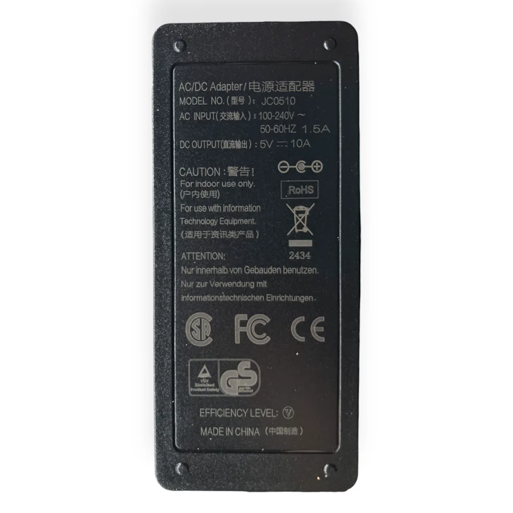Strømforsyning til Pixel LED strip 10A 5V - Billede 3