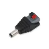 DC hanstik med trykterminal, 5,5mm, 2,1mm, maks. 36V, Maks. 3,5A, IP20