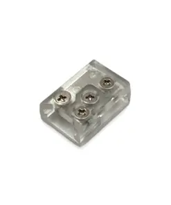 Fordeler muffe / T-stykke / 90° hjørne til COB og almindelige lavvolt LED bånd med en bredde på 10mm. Indendørs IP20