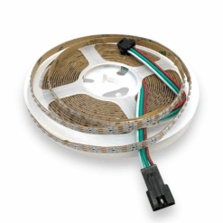 Alternative view of 1 meter WS2812b RGBIC LED strip 200 Pixels - B: 5mm