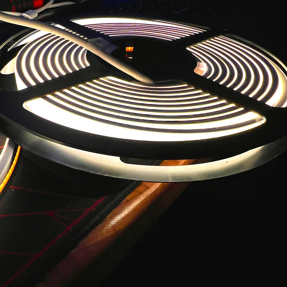 5 meter vandtæt COB LED Strip CCT 2700K-6000K IP68 24V - Billede 3