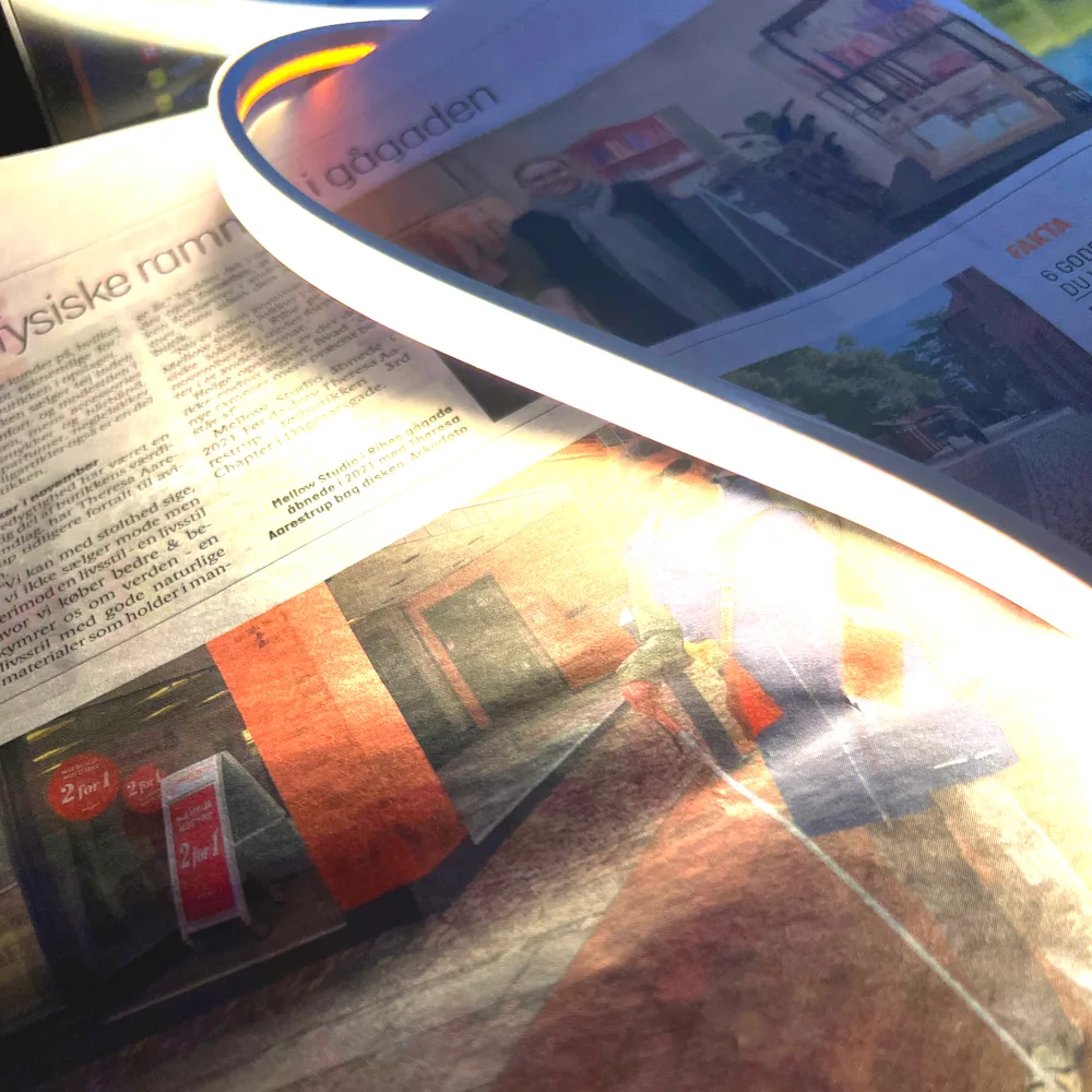 5 meter vandtæt COB LED Strip CCT 2700K-6000K IP68 24V - Billede 2