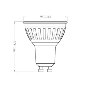 sharp full spectrum 2700k 3000k 55w 230v 2