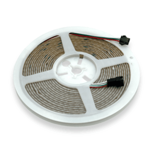 Alternative view of 5 meter WS2812b RGBIC COB LED strip 160 Pixels/m - B: 5mm