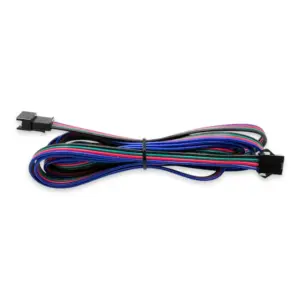 2 meter 4-ledet JST Forlængerkabel til Pixel digitalt LED strip, 4pin, han/hun, 4x0,52mm2