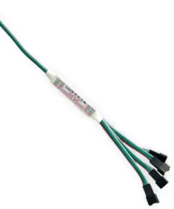 Digital TTL Signal Splitter 1-4 udgange bl.a. til RGBIC LED Bånd. 5-24V DC, 3-ledet, IP20