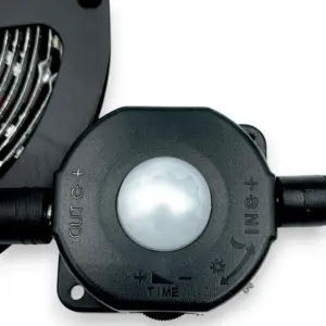 Alternative view of 5-24V Bevægelsessensor med Skumringsrelæ 0-12m Sort