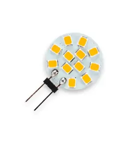 12V G4 LED stiftspære til møbelspot, 1,5W, 3000K, Varm Hvid, IP20