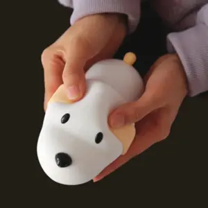 Alternative view of Pappa Puppy Dæmpbar Opladelig Natlampe med Timer