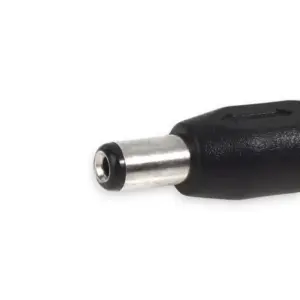 Alternative view of DC-adapter Han til Han 5,5 x 2,1-2,5 mm Sort