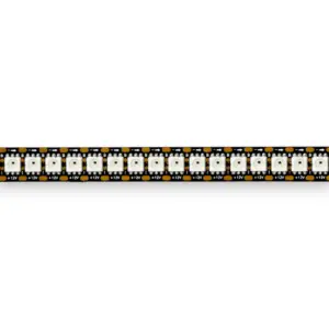 5 meter RGBIC LED Pixel Strip, 144 LED/m, Sort PCB, Maks. 43,2W/m, 12V, IP30, Indendørs, Løbelys