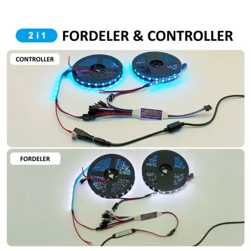 Alternative view of 2-i-1 Digital Pixel 8-fordeler og Controller 4-pin