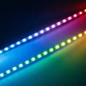 Alternative view of 5 meter 12V WS2812b RGBIC LED strip 160 Pixels/m 2.7mm