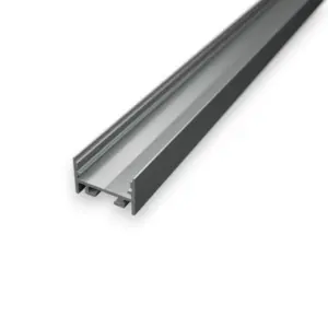 S11 Anodiseret alu-profil til LED strip og LED strips. Overflademontering, Ude og inde.
