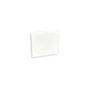 Hvid endestykke til S12 anodiseret alu-profil. Giver den perfekte afslutning.