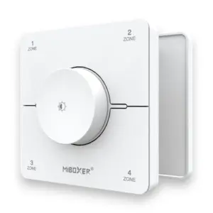 Alternative view of Miboxer 4-zoner Trådløs Drejelysdæmper til Single Color & CCT Hvid