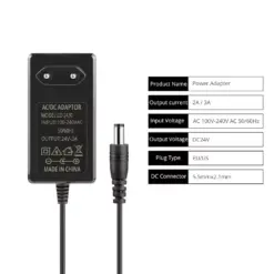 Alternative view of 24V Strømforsyning til LED 3A 72W Sort