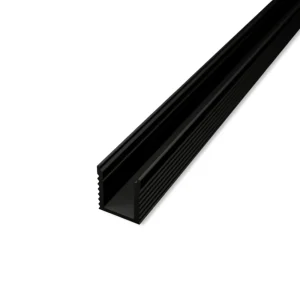 Alternative view of 1 Meter SLIM-XS Anodiseret Alu-Profil Sort