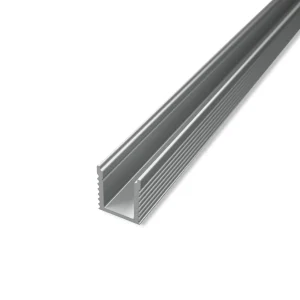 Alternative view of 1 Meter SLIM-XS Anodiseret Alu-Profil Umalet