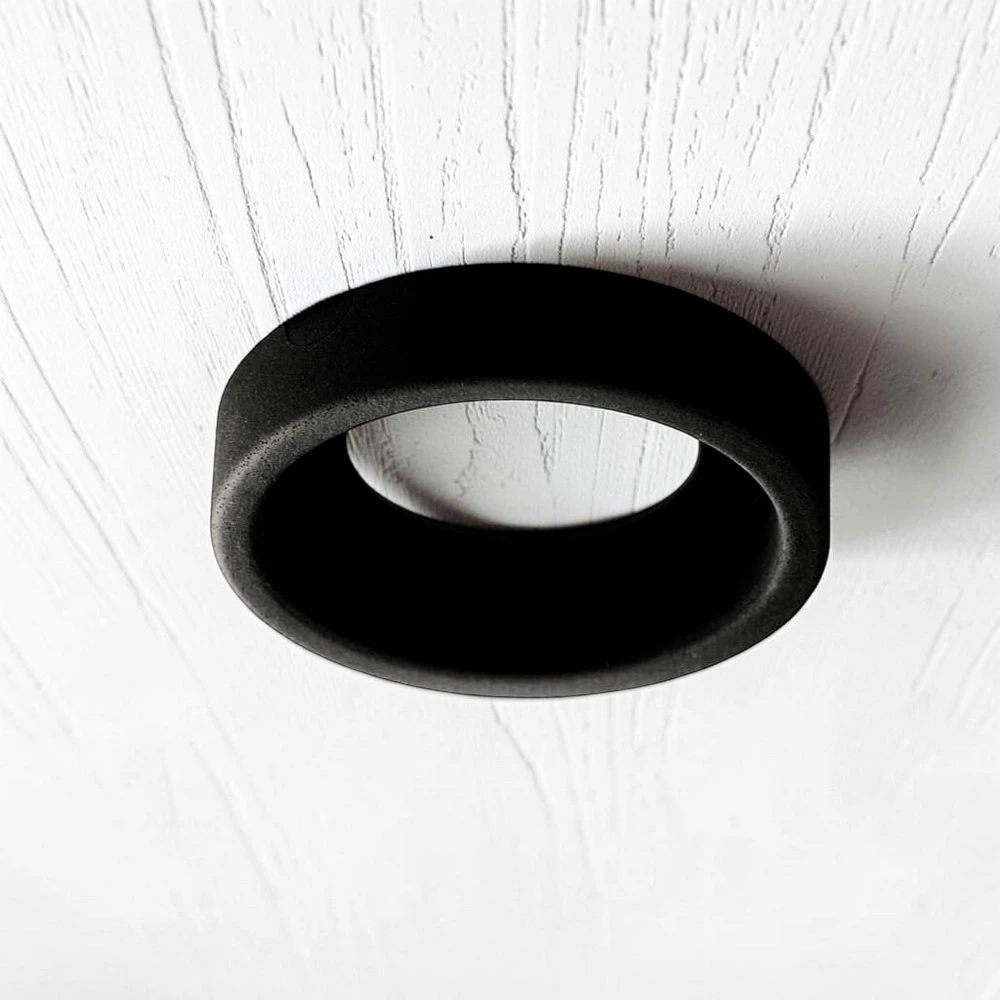 Mito Møbelspot Påbygningsdåse Sort 2 Sort lakeret påbygningsdåse til møbelspot, Spot Ø:50-55 mm, Udvendig: Ø:70 mm