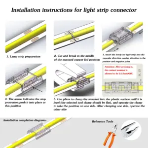multiclip cob 9 i 1 monteringsklip klip til cob led strips 5mm 8mm 10mm ledprodukter.dk 11