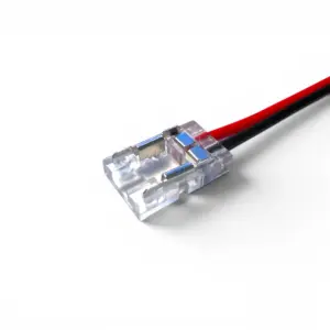 Tilslutnings klips med 15cm ledning til LED strips, 8mm, IP20