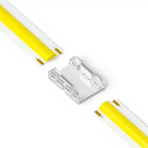 EdgeClip samlemuffe til COB LED Strips og Almindelige SMD LED Strips, 8mm, IP20
