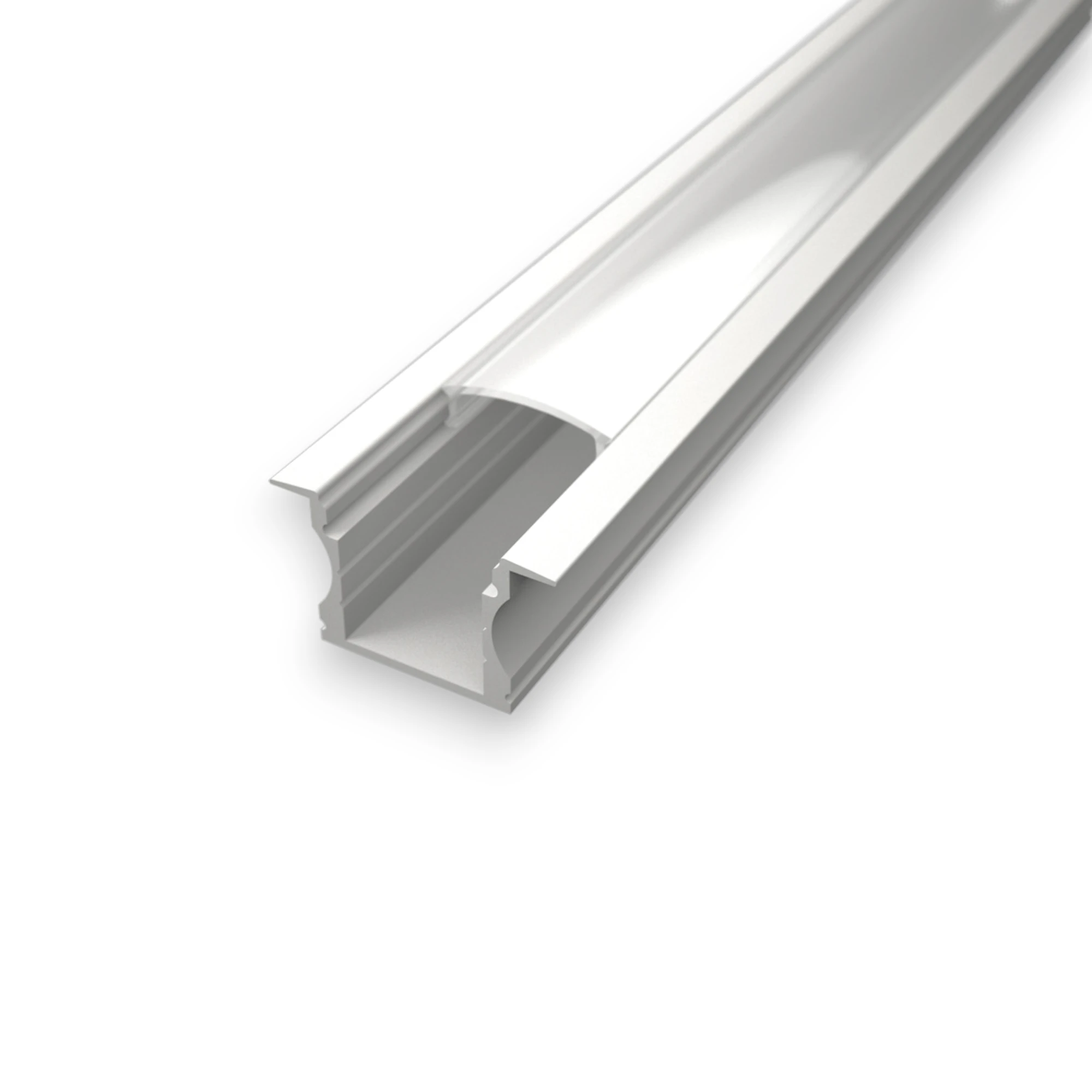 R2 Dyb Anodiseret Alu-profil 1M Hvid 2 R2 Dyb Anodiseret Alu-profil 1M Hvid - Billede 2
