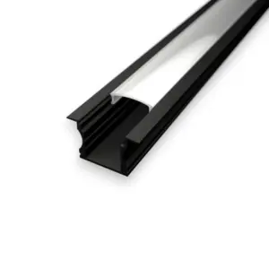 R2 Dyb Anodiseret Alu-profil 1M Sort - Billede 3