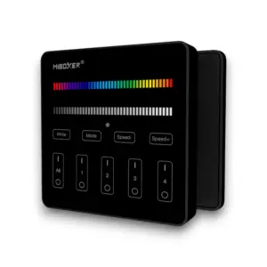 Miboxer Sort Vægbetjening til RGB/RGBW, 2,4GHz - Billede 3
