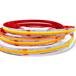 Alternative view of 5 meter PRO COB LED Strip | 2500K | Ekstra Varm Hvid | 24V DC | 8W/m